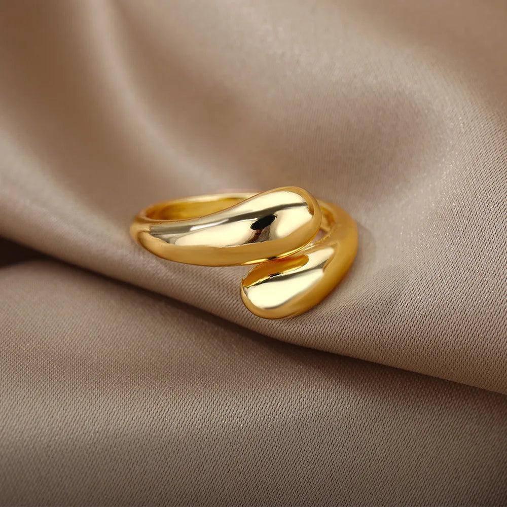 Double End Stainless Steel Tarnish Free Ring - Tarot Treasures