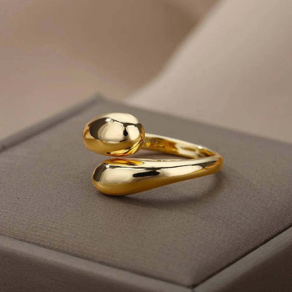 Double End Stainless Steel Tarnish Free Ring - Tarot Treasures
