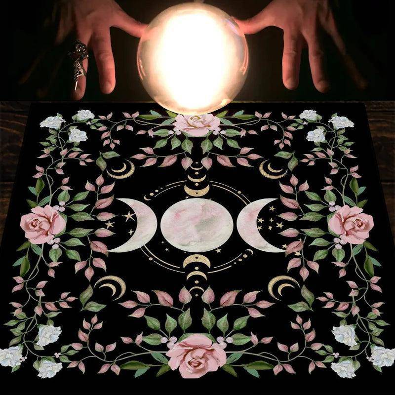 Moon Phase Table and Altar Cloth - Tarot Treasures