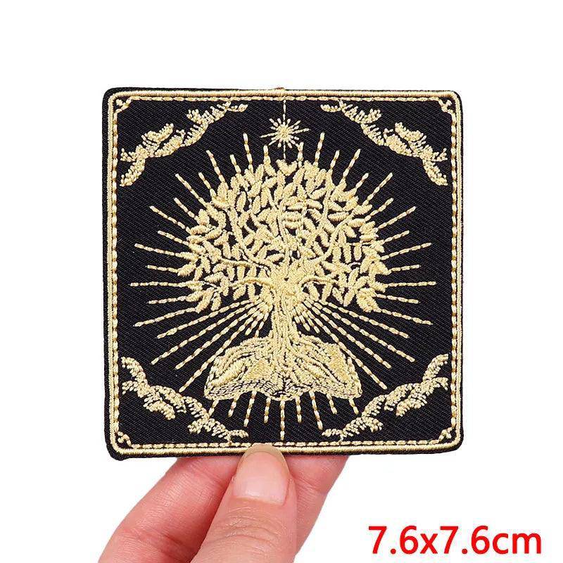 Tarot Card and More Embroidered Patches For Clothing - Tarot Treasures