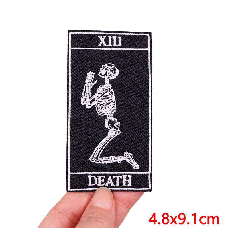 Tarot Card and More Embroidered Patches For Clothing - Tarot Treasures