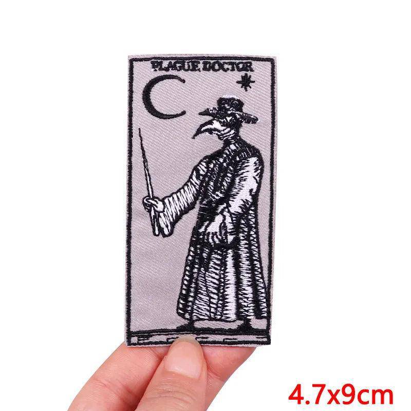 Tarot Card and More Embroidered Patches For Clothing - Tarot Treasures