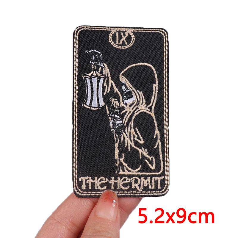 Tarot Card and More Embroidered Patches For Clothing - Tarot Treasures