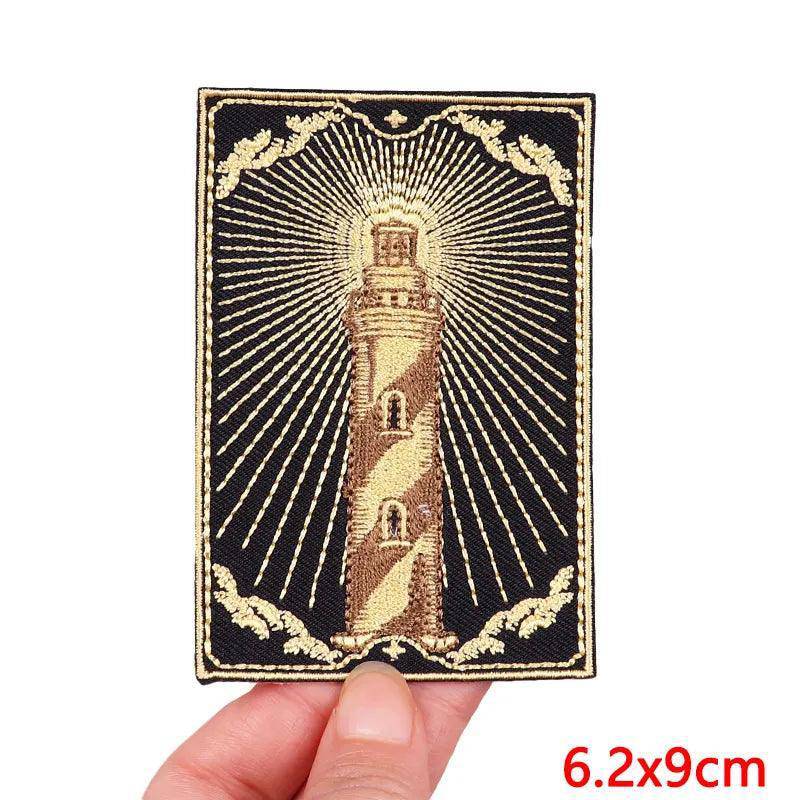 Tarot Card and More Embroidered Patches For Clothing - Tarot Treasures