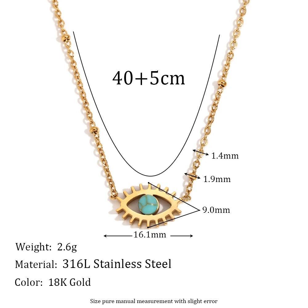 18K Gold Plated Marble Tarnish Free Pendant Necklace Collection - Tarot Treasures