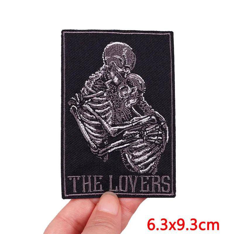 Tarot Card and More Embroidered Patches For Clothing - Tarot Treasures