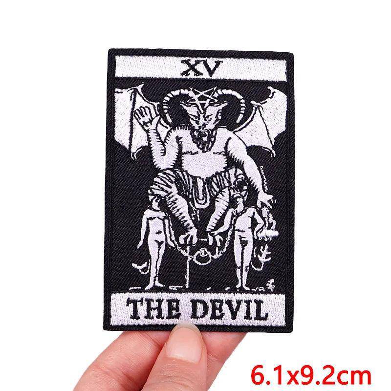 Tarot Card and More Embroidered Patches For Clothing - Tarot Treasures