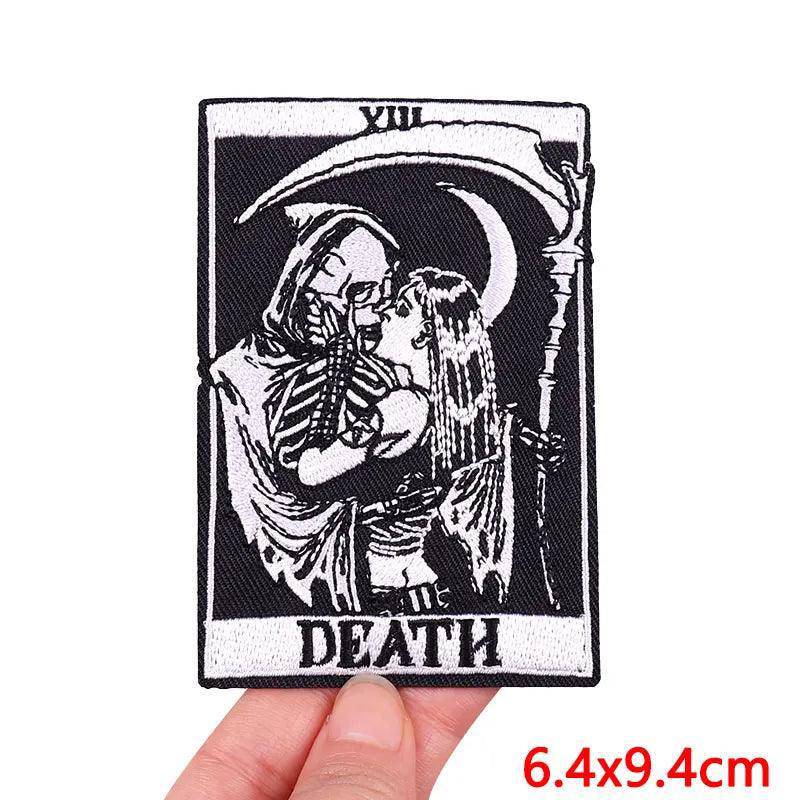 Tarot Card and More Embroidered Patches For Clothing - Tarot Treasures