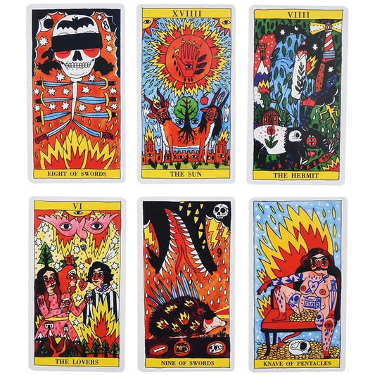 Tarot Del Fuego Tarot Card Deck - Tarot Treasures