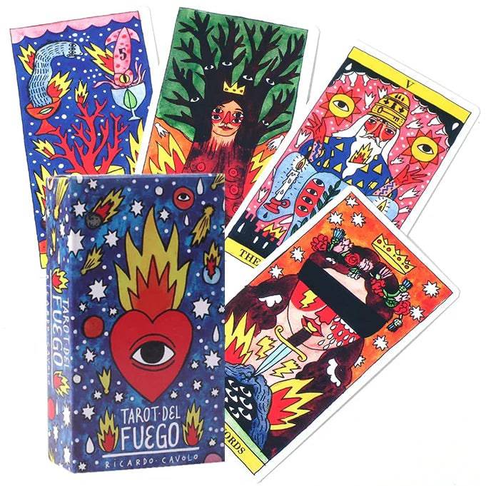 Tarot Del Fuego Tarot Card Deck - Tarot Treasures