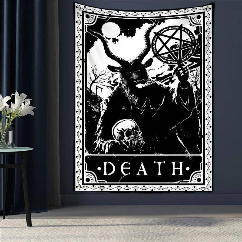 Various Gothic Tarot Card Design Tapestries One Size 75x58CM - Tarot Treasures