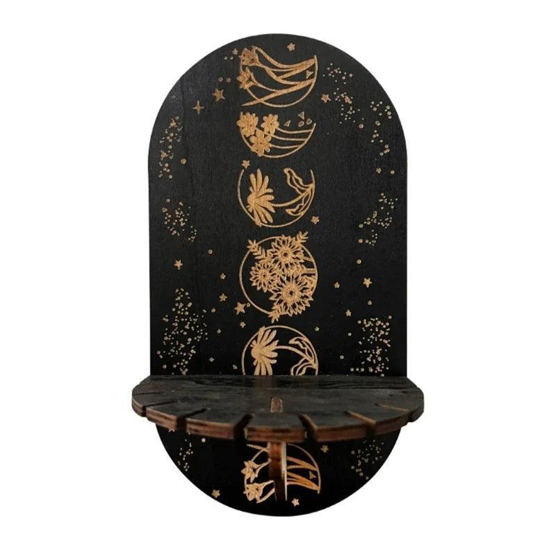 Celestial Zodiac Display Stand and Wall Shelf - Tarot Treasures