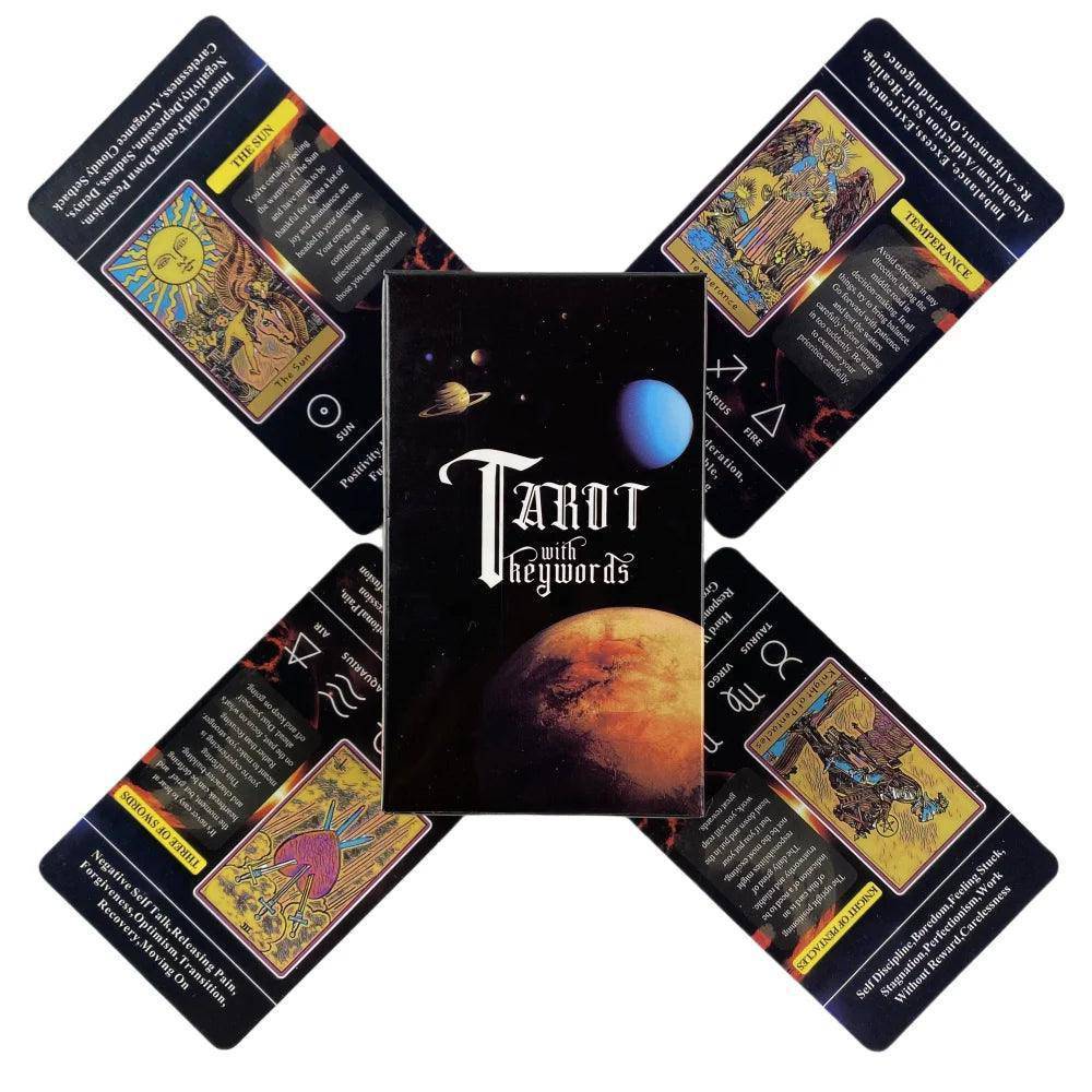 Teaching Tarot Cards With Keywords For Beginners - Tarot Treasures