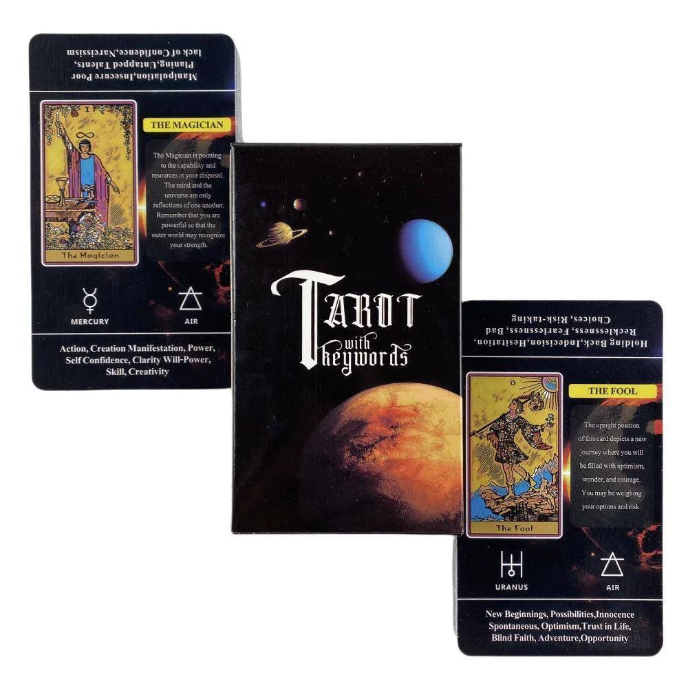 Teaching Tarot Cards With Keywords For Beginners - Tarot Treasures