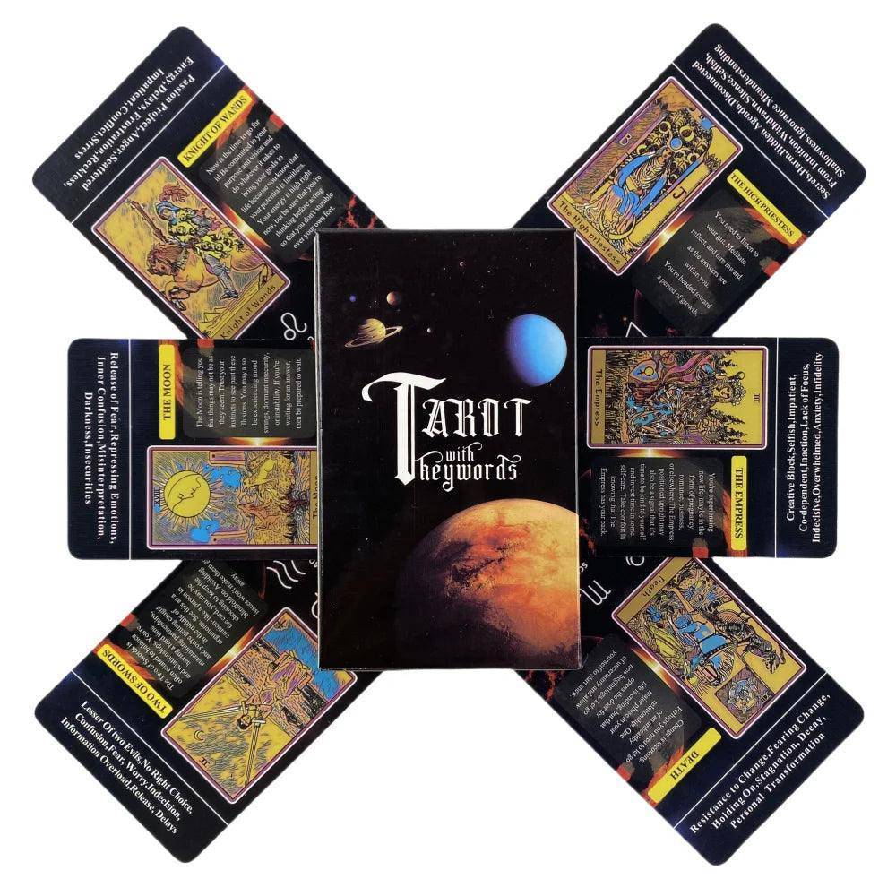 Teaching Tarot Cards With Keywords For Beginners - Tarot Treasures