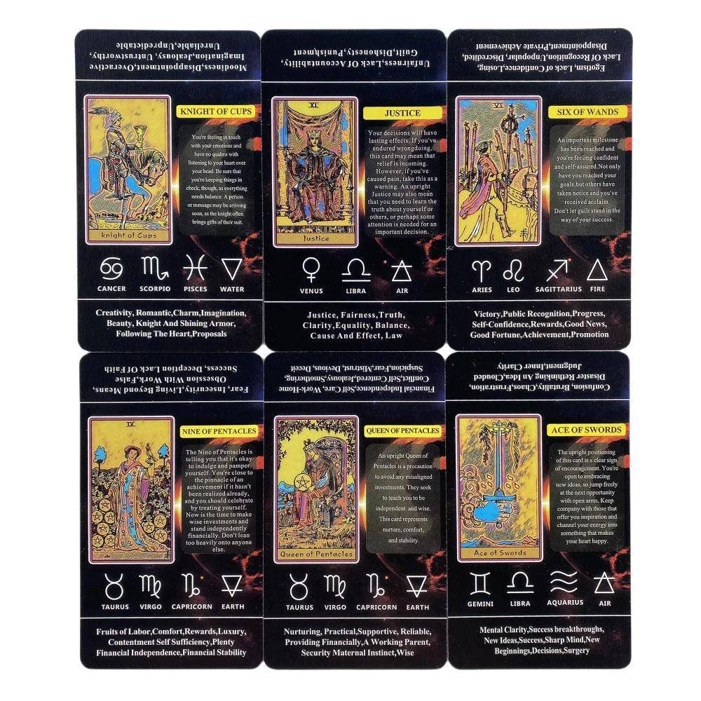 Teaching Tarot Cards With Keywords For Beginners - Tarot Treasures