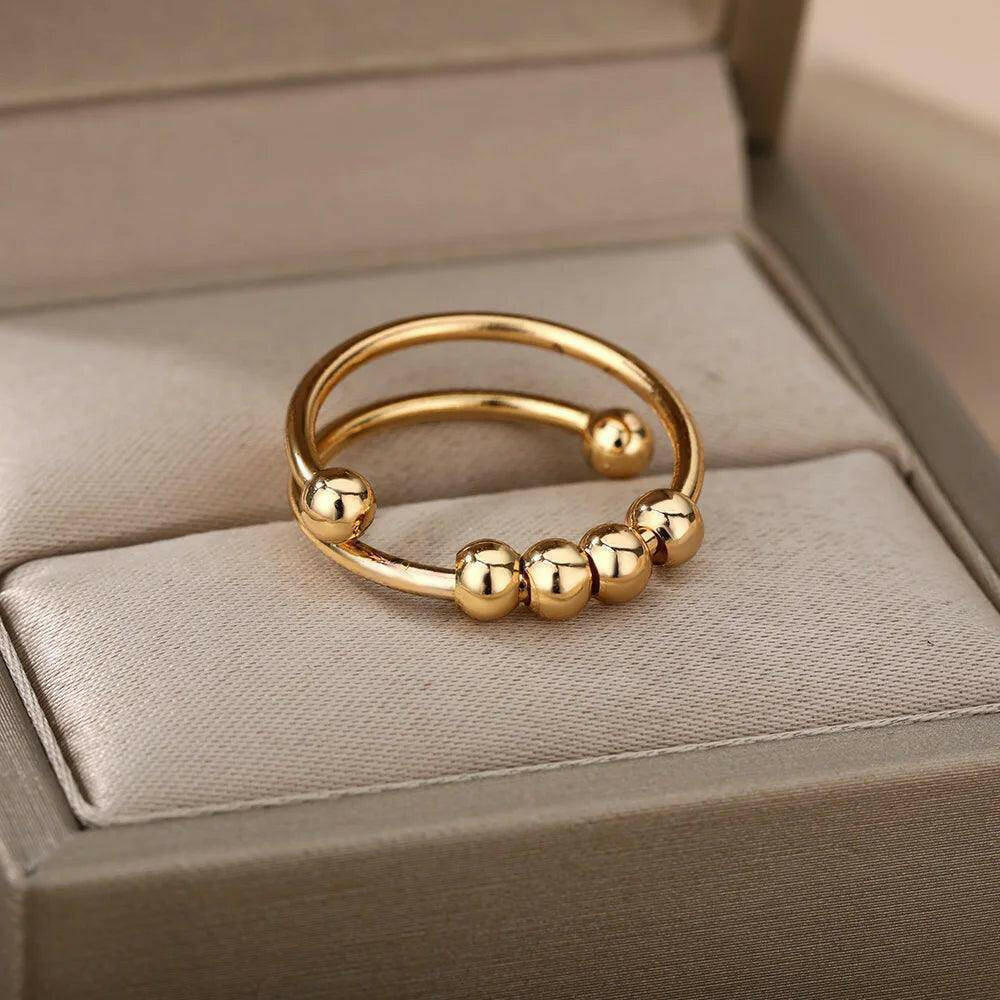 Snake Ring Stainless Steel Tarnish Free Collection - Tarot Treasures