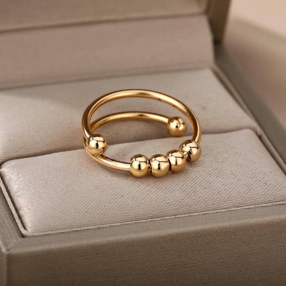 Snake Ring Stainless Steel Tarnish Free Collection - Tarot Treasures